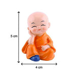 4781 Baby Buddha 4pc And Show Piece Used For Car dashboard,House ,Office And Official Decorations Etc.